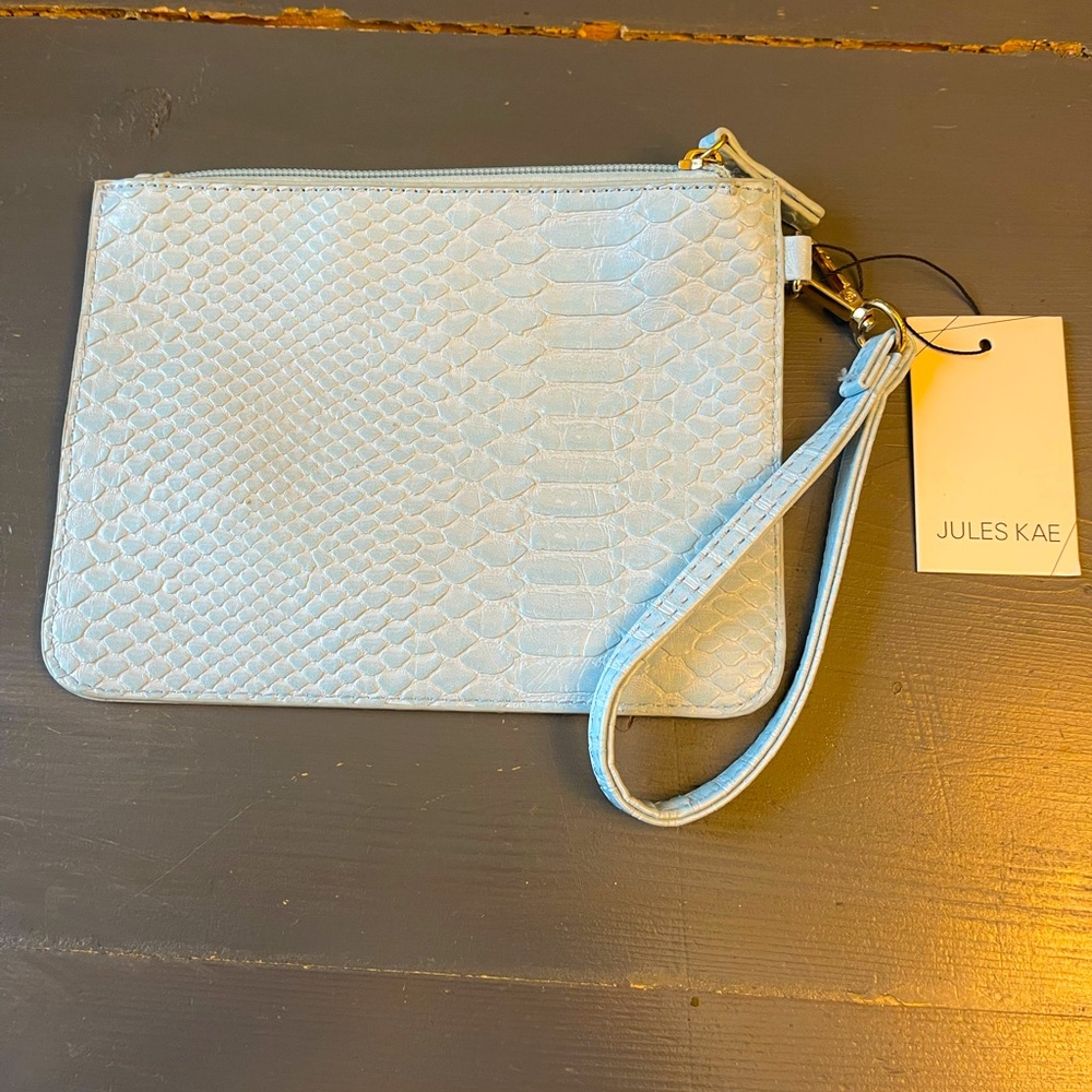 Light blue clutch
